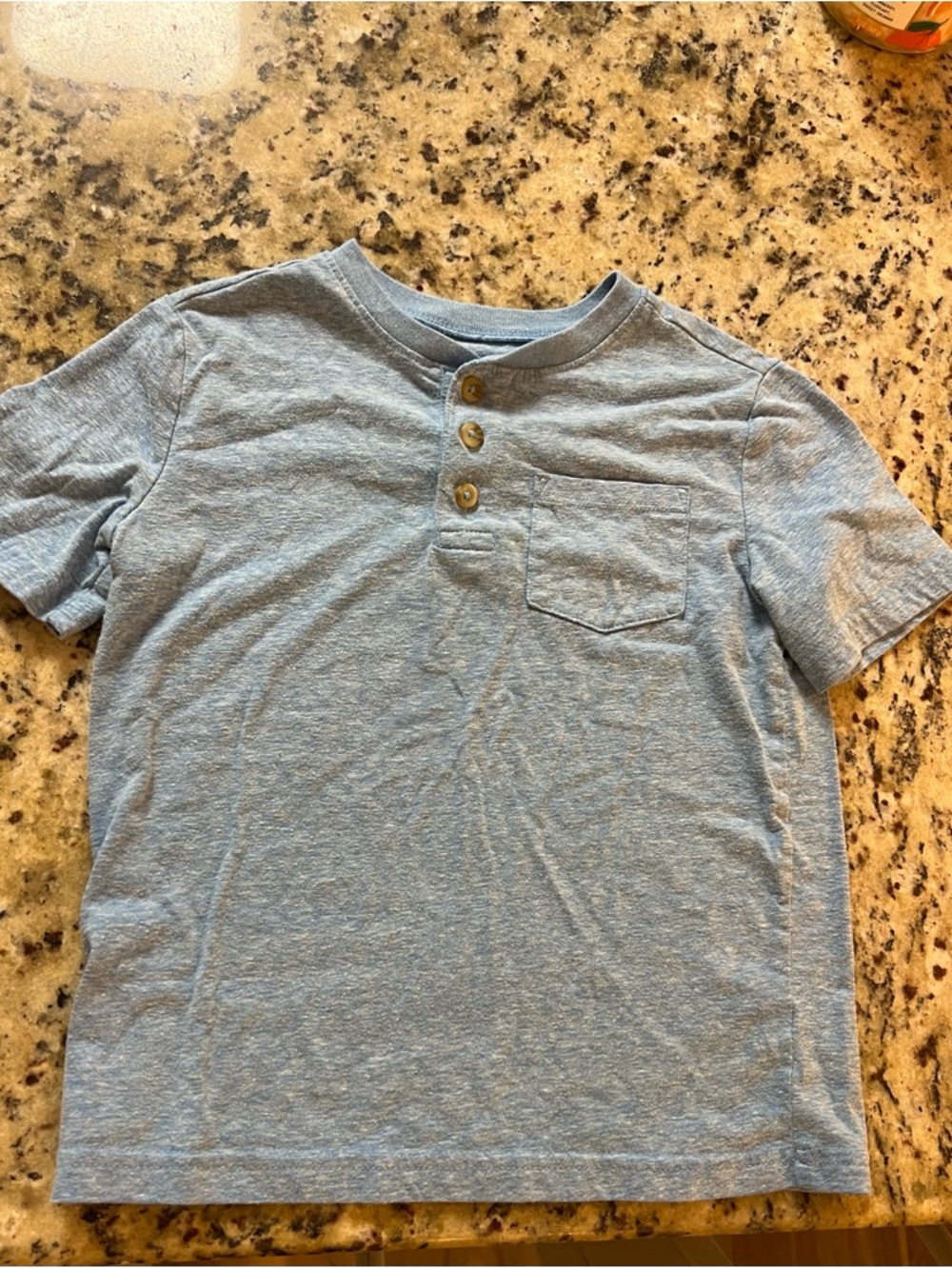 jumping beans Light Blue Henley Pocket Tee